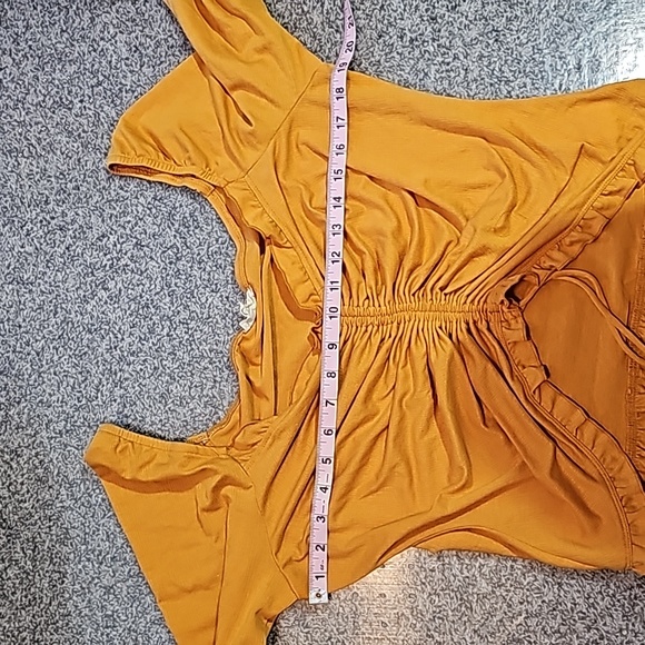 STUNNING THE GENERAL GOOD YELLOW GOLD DRAWSTRING 3/4 TOP - Picture 7 of 8